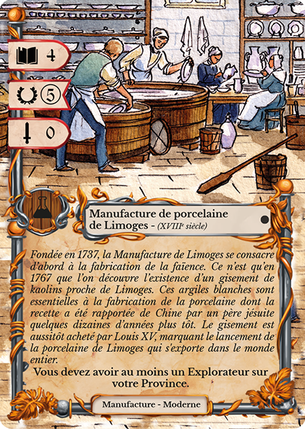 Manufacture de Porcelaine de Limoges - (XVIIIe siècle)